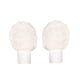 thumbnail image 2 of Guantes de entrenamiento de golf de invierno, medio guantes, decorativos, modernos, gruesos y ligeros. Blanco, 2 of 7