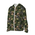 thumbnail image 2 of Pofeuu Camouflage Skulls Print Sun Protection Outdoor Lightweight Full Zip UV Cooling Hoodie Long Sleeve Summer Clothing for Outdoor Hiking-Large, 2 of 5
