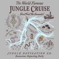 thumbnail image 2 of Junior's Jungle Cruise Excursion Map  Graphic Tee Athletic Heather Large, 2 of 3