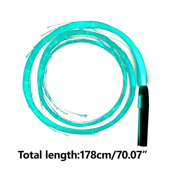 LED Fiber Optic Whip 67" 360° Swivel Pixel Whip Rechargeable Dance Space Whip 7 Color Effect Modes Rave Whip Toy for LED Light Show,Club,EDM Music Festivals Parties
