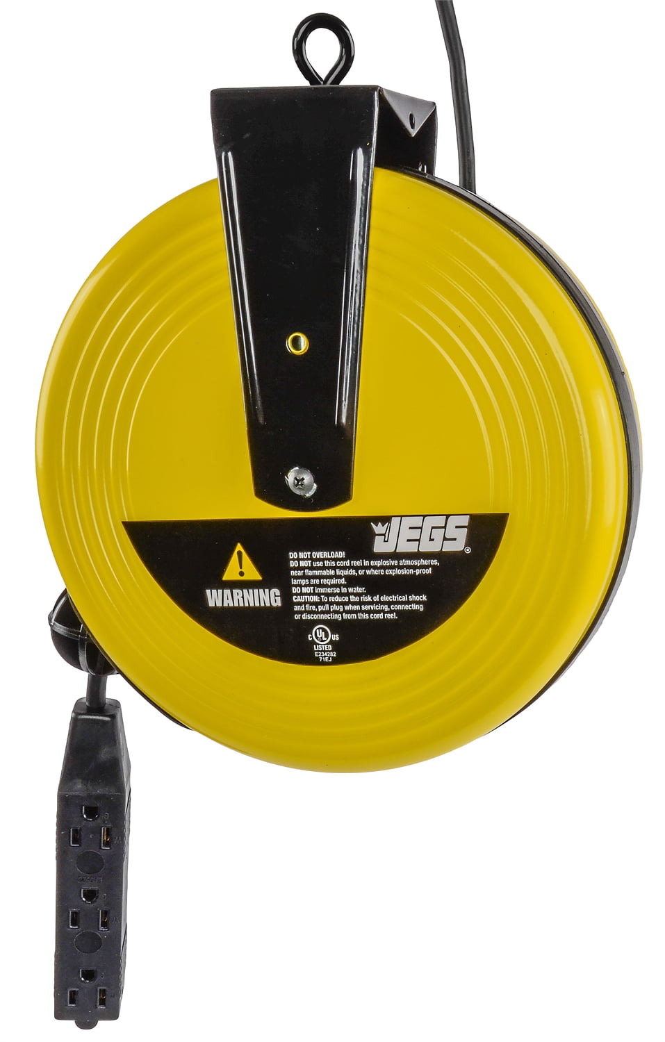 JEGS Performance Products 81903 25ft Extension Cord with Retractable Reel