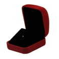 thumbnail image 1 of HILABEE Boîte de Rangement en Velours pour Badges, Broches, Pièces Commémoratives Rouge, 1 of 9