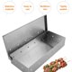 thumbnail image 3 of Caja De Ahumador Para Barbacoa, Ahumador De Acero Inoxidable De Gran Capacidad, Resistente A Altas Temperaturas, Caja Para Fumar Astillas De Madera Con Cepillo De Aceite De Silicona Noticed HA014200-00, 3 of 7