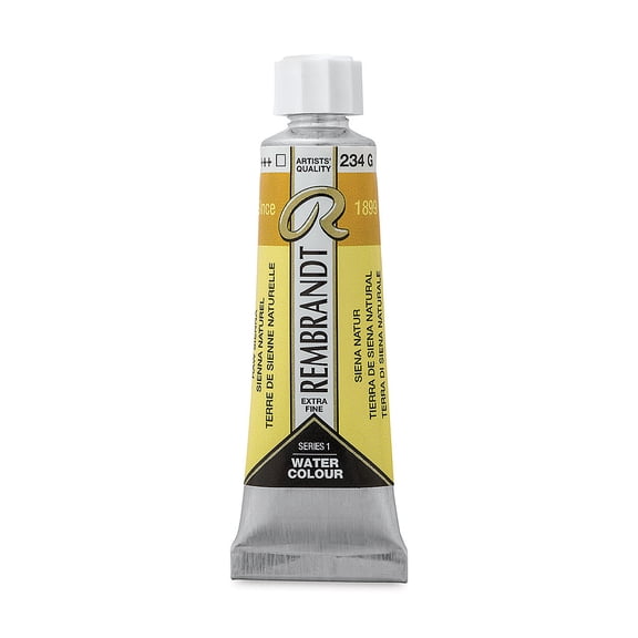Rembrandt Artist Watercolors - Raw Sienna, 10 ml tube