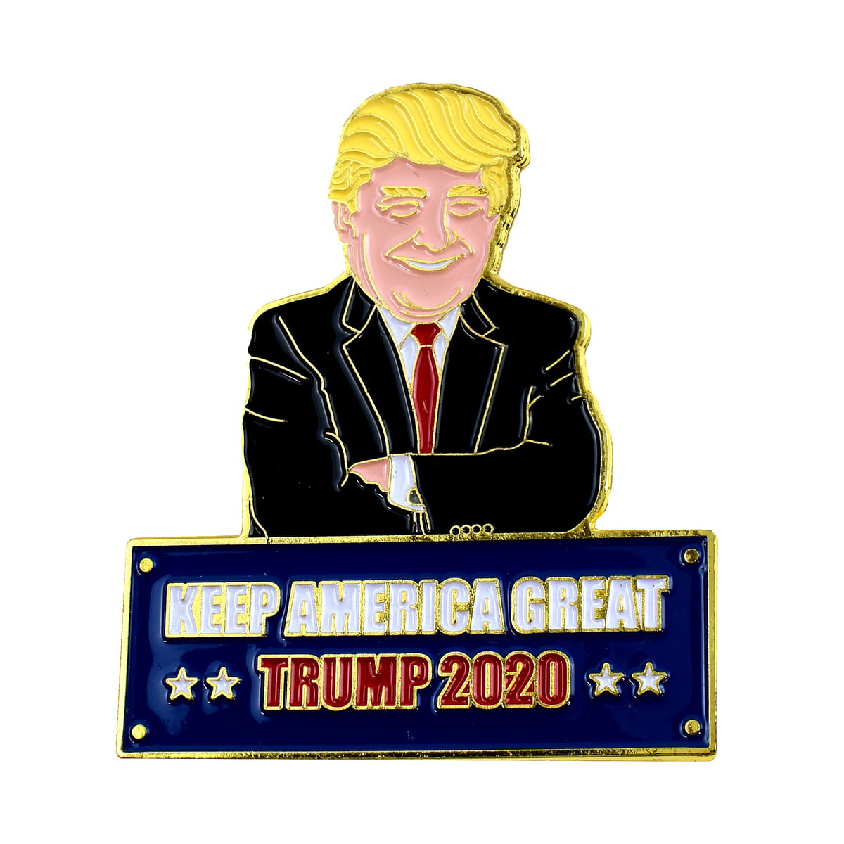 2 1/4" MAGA Re-Election DONALD TRUMP Button Pin Badge 2020-4 More Years 