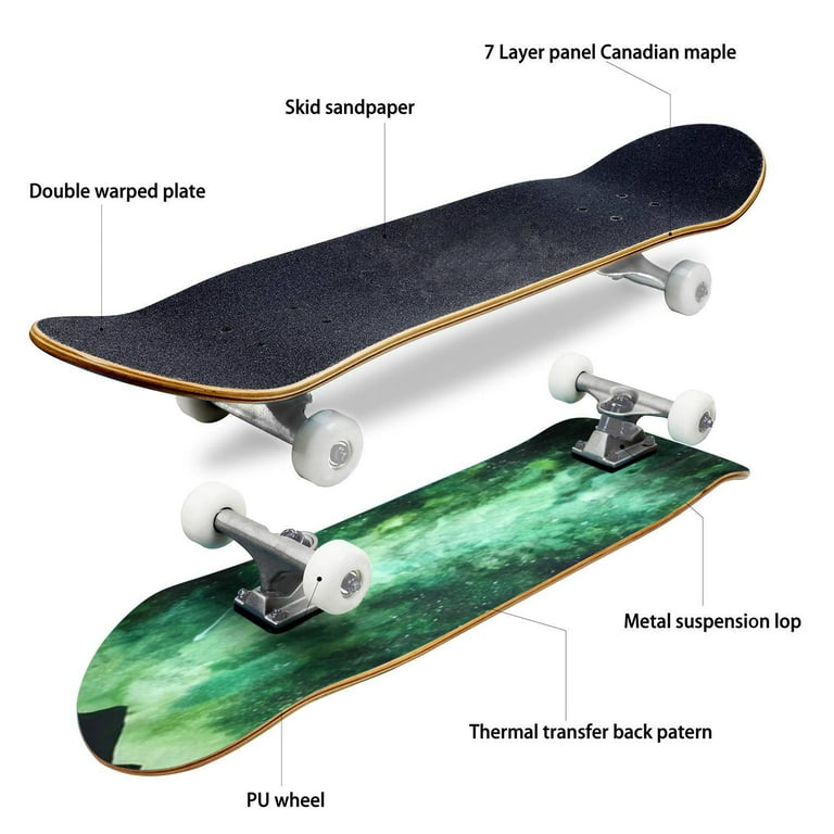 green galaxy Outdoor Skateboard Longboards 31 green galaxy Outdoor Skateboard Longboards 31