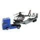 thumbnail image 2 of Simulación de plástico transporte camión helicóptero coche juguete conjunto vehículo modelo regalo para niños niños, 2 of 10