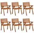 thumbnail image 6 of vidaXL 7 Piece Patio Dining Set Solid Acacia Wood, 6 of 12