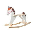 thumbnail image 4 of Almencla Wooden Rocking Horse Ride on Toy Indoor Outdoor Infant Ride Toy Rocker Toy Animal for Children Child Baby, 4 of 8