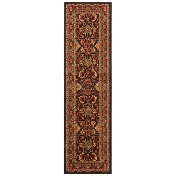 SAFAVIEH Mahal Bentley Oriental Runner Rug, Brown/Beige, 2'2" x 12'