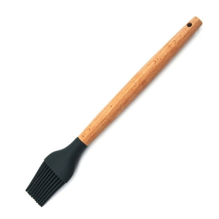 

Silicone Basting Brush Wooden Handle Heat Resistant Pastry Brushes Spread Oil