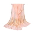 thumbnail image 2 of Shawls and Wraps for Evening Dresses,Women Formal 1920s Sequin Peacock Sheer Shawls and Wraps for Wedding Light pink, 2 of 4