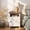 Pure White, variant on Catrimown Farmhouse End Table for Living Room Set of 2, Side Table Nightstand for Living Room Bedroom, Gray