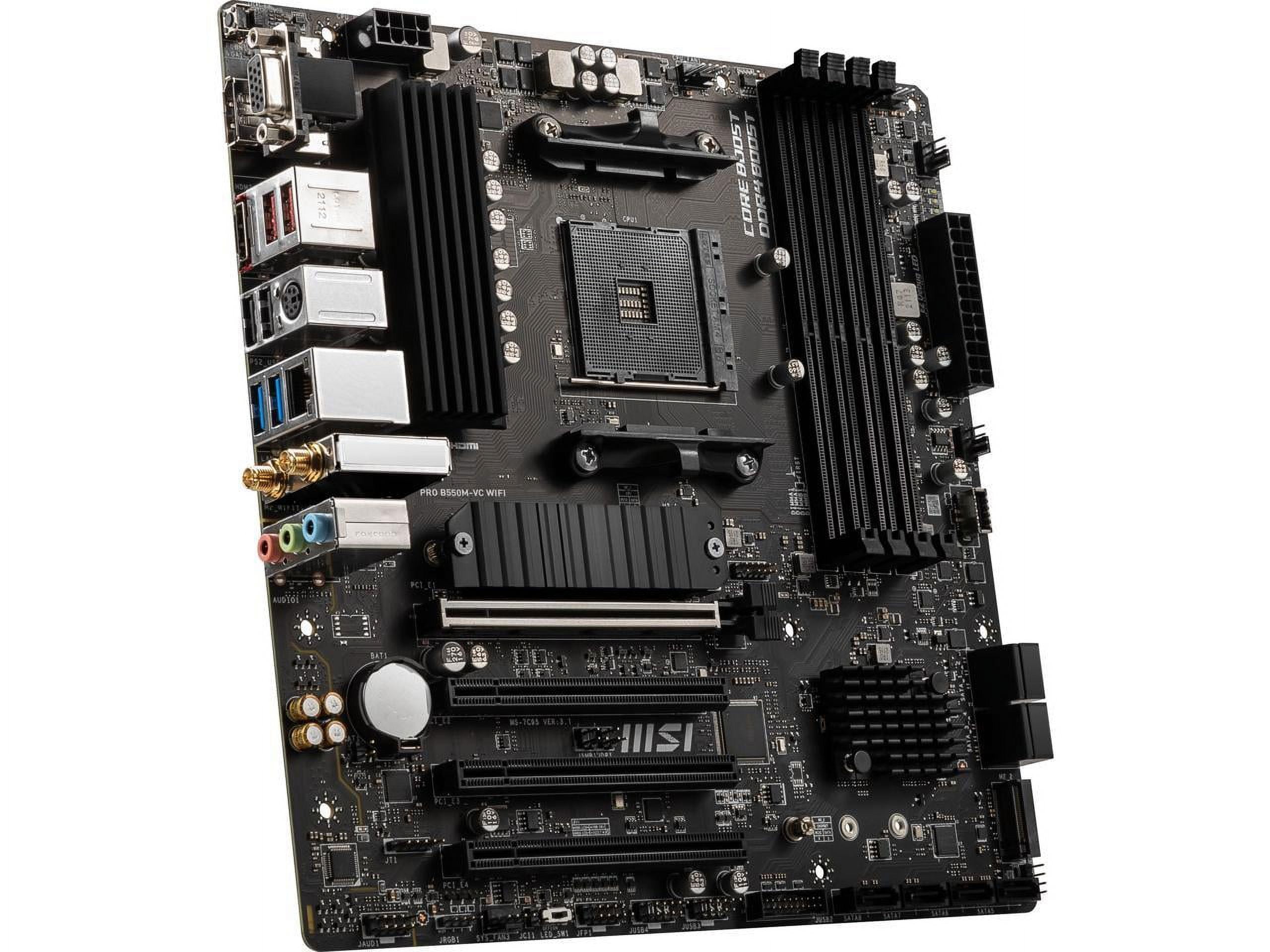 CPU Ryzen 7 5700X3D+MSI B550M PRO-VDH WIFI B550M PRO-VDH WIFI