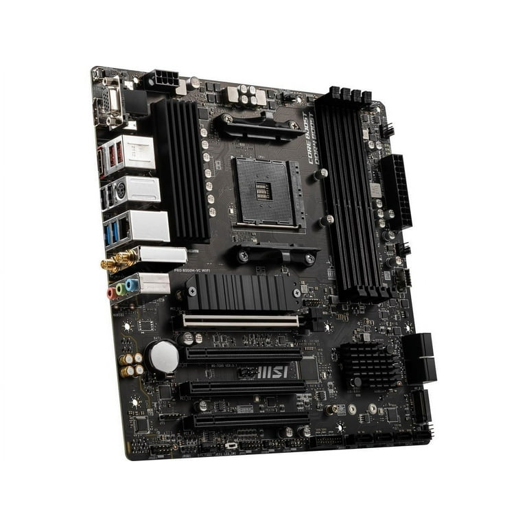 MSI PRO B550M-VC WIFI Micro ATX AMD Ryzen Motherboard, AM4
