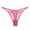 Rose Red, variant on 4 Pack Women Lace Embroidery Thong Sexy Side Tie Adjustable Mesh G-String Low Rise Panties Underwear