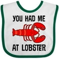 thumbnail image 3 of Inktastic Funny Lobster Lover Kids Seafood Boys or Girls Baby Bib, 3 of 4