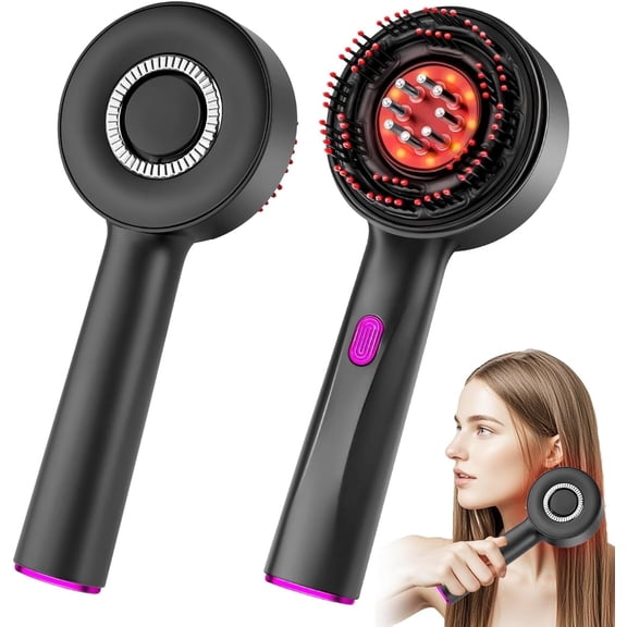 3 in 1 Electric Hair Scalp Massager, Hair Oil Applicator Head Massager Scalp Brush for Hair, IPX7 Waterproof, Adjustable Speed, Hair Scrubber Scalp Massage Tool for Home Travel