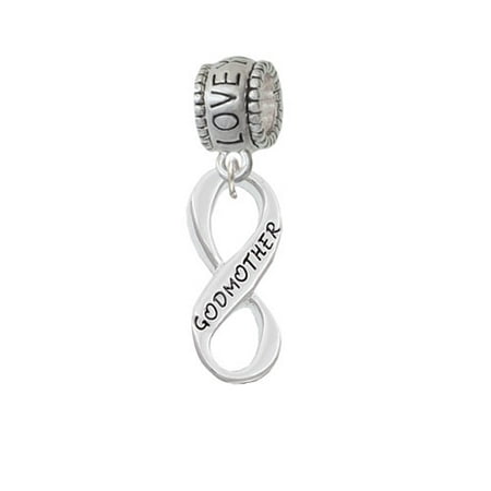 Godmother Infinity Sign - Love You More Charm Bead
