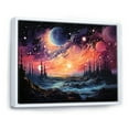 thumbnail image 2 of Designart "Stars Infinity horizon I" Stars Floater Framed Canvas Print, 2 of 7