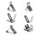 thumbnail image 4 of 6pcs Stainless Steel Thermometer Holder Drinking Cup Probe Clip Holder Tabletop Gadget (Silver), 4 of 8