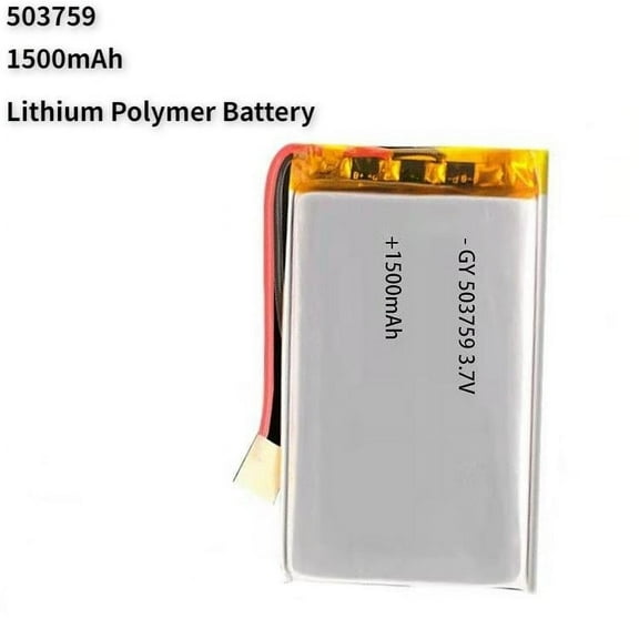 3.7V 1500mAh Li-Ion Battery 503759 Lithium Polymer Rechargeable Battery for Toy Car Toy Gun