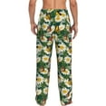thumbnail image 3 of Goofa Sunflowers And Butterflies Printed Soft Pajama Pants for Men, Wide Leg Comfy Casual Lounge Yoga Pants-XX-Large, 3 of 9