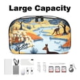 thumbnail image 3 of Kangaroo Digital Storage Bag with Oxford Cloth Material - Waterproof USB Pouch, Digital Pouch, Cable Organizer Storage for Cell Phone Charger Cord - 5.9x9.44x3.14 in, 3 of 6