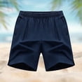 thumbnail image 5 of Rvwovn Men's Lightweight Shorts Quick Dry Elastic Waist Zipper Pockets for Tennis Basketball Hiking, 5 of 5