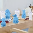 thumbnail image 3 of 2Pcs Easter 3d Rabbit Candle Mold Silicone Bunny Resin Casting Mould for Diy Candle Making, 3 of 8