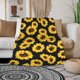 thumbnail image 5 of LHSHID Sunflower Floral Fleece Flannel Throw Blanket Sunflower Gifts for Women Lightweight Plush for Couch Bed Sofa Car Living Room 50"x60", 5 of 8
