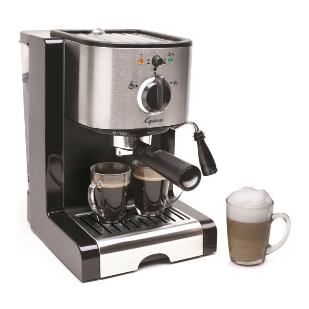 Capresso EC100 Pump Espresso & Cappuccino Machine with Frother, Pitcher & Tamper