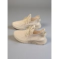 thumbnail image 4 of New Style Women's Solid Color Lace-Up Slip-On Sneakers with Wear-Resistant Eva Insole for Indoor Exercise, Outdoor Hiking, Autumn Winter, 4 of 5