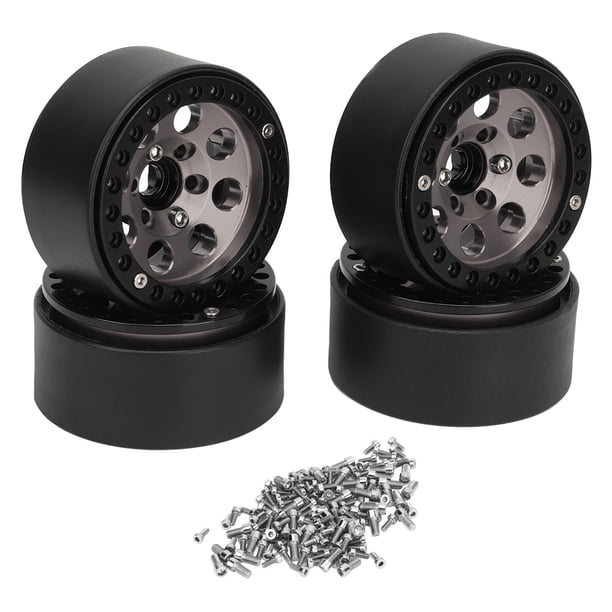 Llanta de rueda Rc Llanta de rueda de coche RC Cubo de rueda de coche RC de 19 pulgadas Llanta de rueda RC de 19 pulgadas Llanta de rueda RC de 4 piezas Cubo de rueda de coche ANGGREK Otros