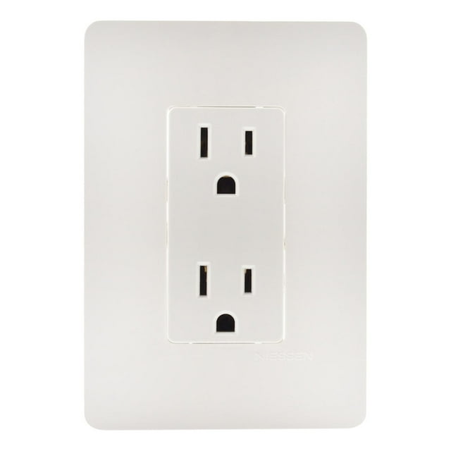 Contacto Duplex Niessen Plastico Blanco 11.6X8X2.4 Cm