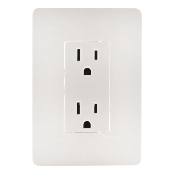 Contacto Duplex Niessen Plastico Blanco 11.6X8X2.4 Cm