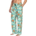 thumbnail image 2 of Disketp Cute Sloth on Floral Tree Men's Pajama Pants - Ultra Soft Fleece Sleep and Lounge Pants (Size: S-XXL), 2 of 6