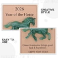 thumbnail image 3 of WHAMVOX Tarjeta Pocket Hug De Caballo Verde Para Feng Shui Y Amistad, 3 of 6