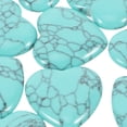 thumbnail image 2 of Miangastore Jewelry Component Turquoise Stone Heart 10Pcs 0.8x0.8x0.2In, 2 of 9