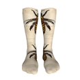 thumbnail image 5 of Kdxio Honey Bee Funny Silky Novelty Funky Long Knee High Socks Soft 3D Print Cosplay Crazy Stockings for Men Women, 5 of 8