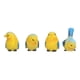thumbnail image 1 of Decoración de estatuillas de animales, 4 piezas de mini pájaros de resina, adornos de resina, adorno de pájaro de resina meticulosamente diseñado, 1 of 8