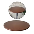 thumbnail image 2 of Solid Color Polyester Table Cover Water Fabric Fitted Round Table Cloth, 2 of 7