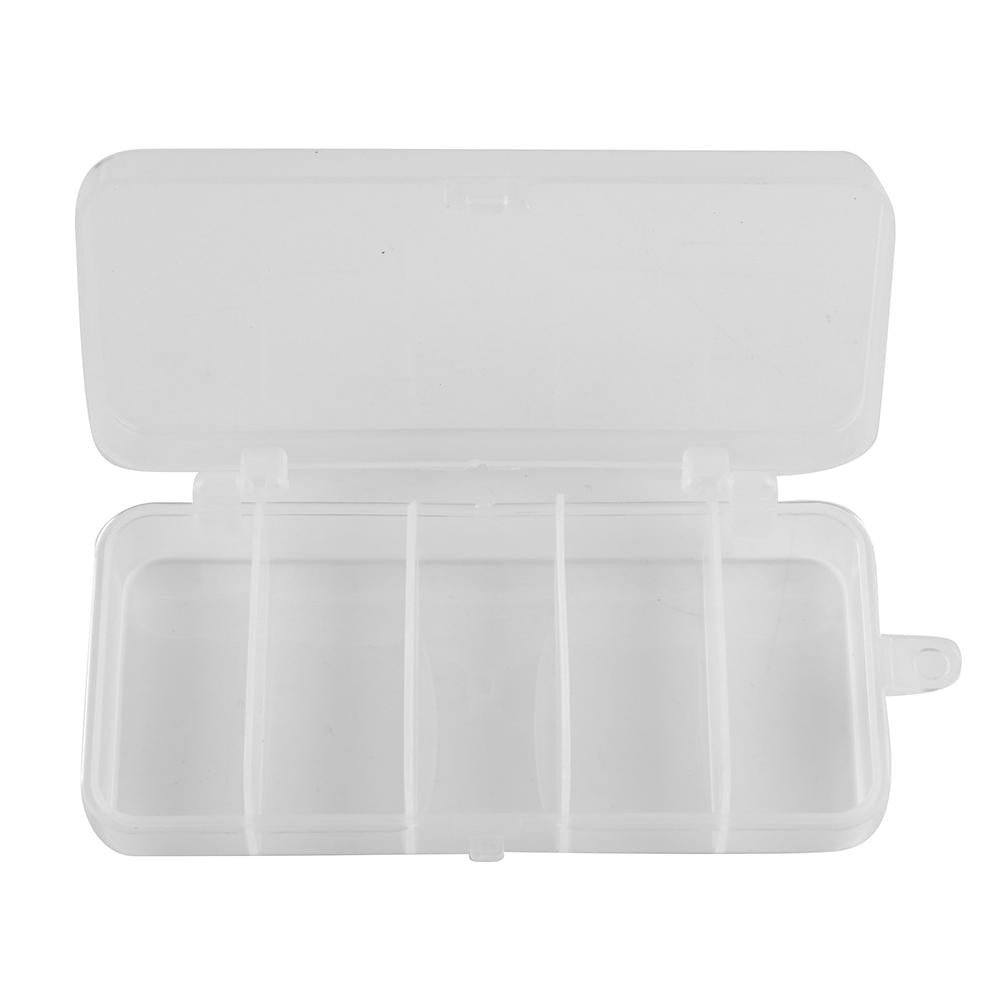 5/6/15/24 Compartments Storage Case PVC Fishing Lure Spoon Hook Bait Tackle Box 