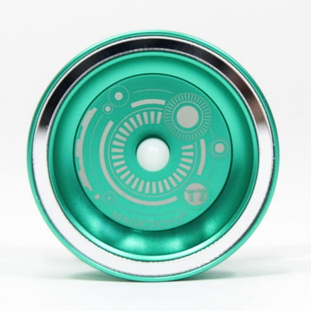 MAGICYOYO T7 Yo-Yo - Aluminum Responsive YoYo - Unresponsive Bearing Included (Green)