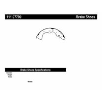 Centric Parts 111.07790 Brake Shoe