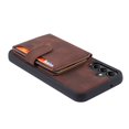 thumbnail image 5 of SaniMore Wallet Case for Samsung Galaxy S24, Flip Cash Pocket Card Slots Kickstand PU Leather Skin Wear-resistant Retro Shockproof Anti-drop Cover for Samsung Galaxy S24, Coffee, 5 of 6