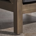 thumbnail image 3 of Jopath Outdoor Club Chair with Slatted Seating and Cross-Back, Accent Chair with Cushion for Patio Balcony Garden Grey, 3 of 9