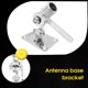 thumbnail image 2 of Base de la antena de bote de acero inoxidable Montado lateral de doble trinquete Rotary Mirror pulido Montaje pesado Pesca Hardware Inevent VI001891-00, 2 of 7