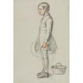 thumbnail image 3 of Richard Redgrave 14x18 Black Modern Framed Museum Art Print Titled - Study for “Country Cousins” (C. 1847-48), 3 of 5