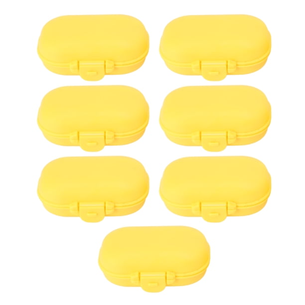 Mini contenedor de medicinas, estuche de medicinas de 7 piezas, estuche de medicinas portátil, organizador de medicinas de viaje, estándares líderes en la industria